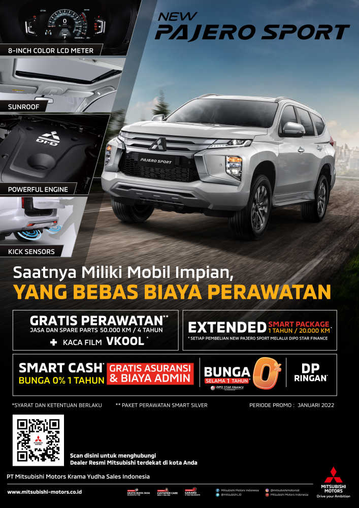 promo penjualan mitsubishi januari 2022